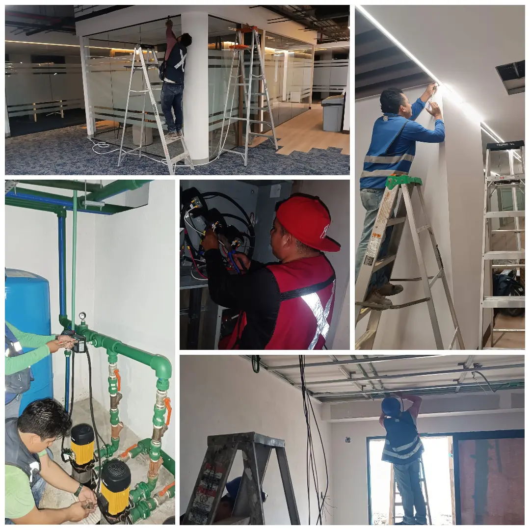 Quiénes somos trabajando plomeria y electricidad en Zapopan